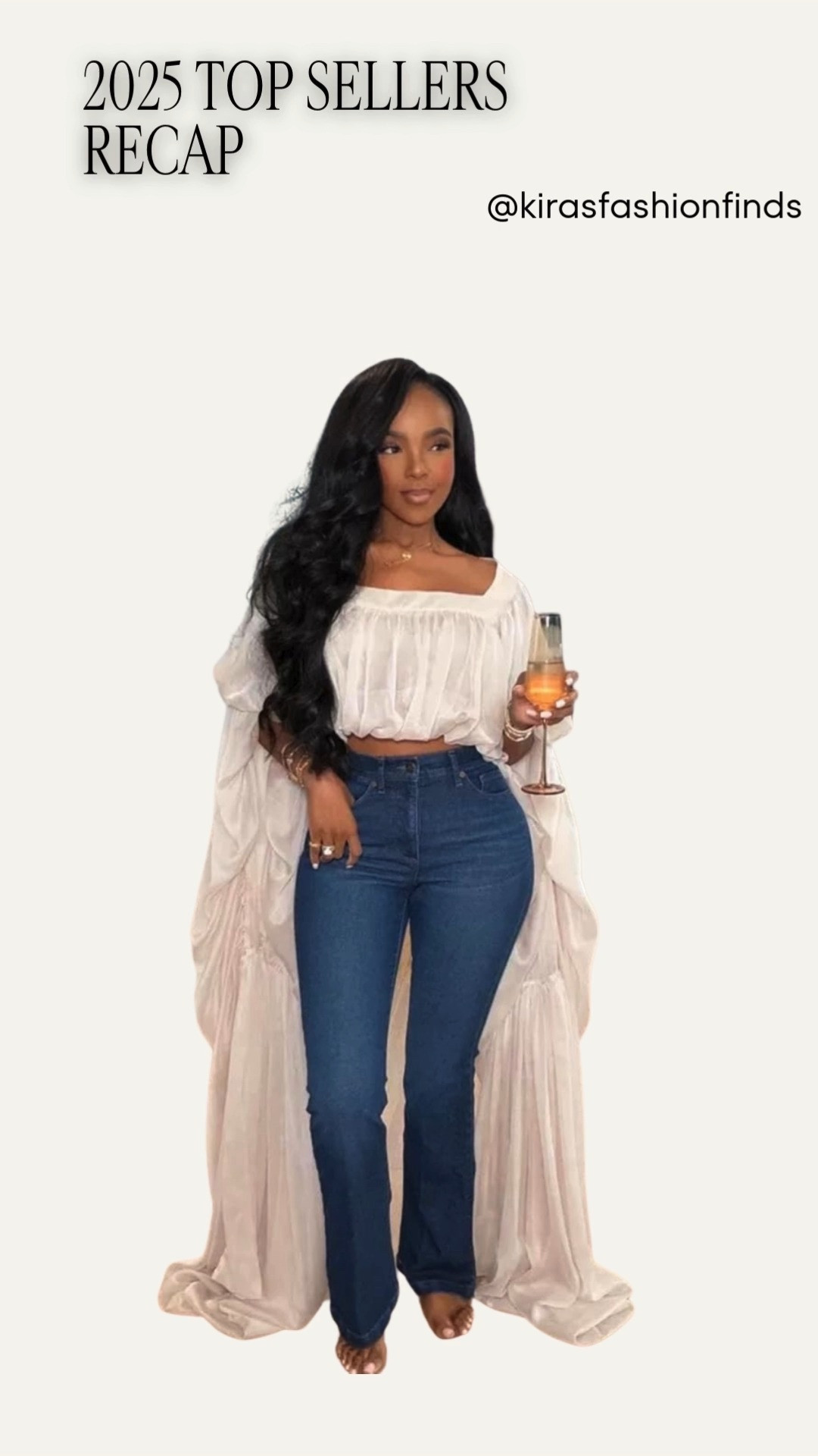 ✨ Effortlessly Romantic, Denim Done Right — one of my top sellers of 2025.

This airy statement blouse paired with classic denim has been one of those pieces you keep coming back to all year. The soft drape and feminine movement instantly elevate a simple jeans look, making it perfect for styled-up casual moments. Worn multiple ways, this is the kind of outfit where the cost per wear keeps dropping with every re-style — a true long-term shopping strategy favorite.

Perfect for:
• Date nights
• Dinner plans
• Celebrations
• Elevated everyday moments

📏 Sizing:
Top: Small  
Jeans: 27 Long  
Shoes: True to size  

📐 Measurements:
5’4” · 138 lbs · 34D · 27” waist · 40” hips

Tap to get details.

Romantic blouse styling, elevated denim outfits, feminine statement tops, versatile wardrobe staples, dressy casual outfit inspiration, top sellers of 2025, cost per wear fashion.

Follow me on Instagram and YouTube @kirasfashionfinds

#liketkit #LTKPetite #LTKootd