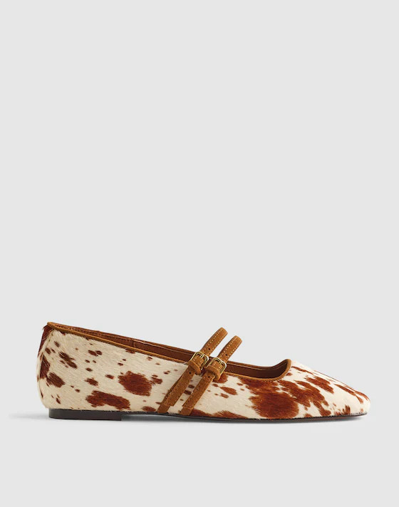 The Greta Double-Strap Ballet Flat | Madewell