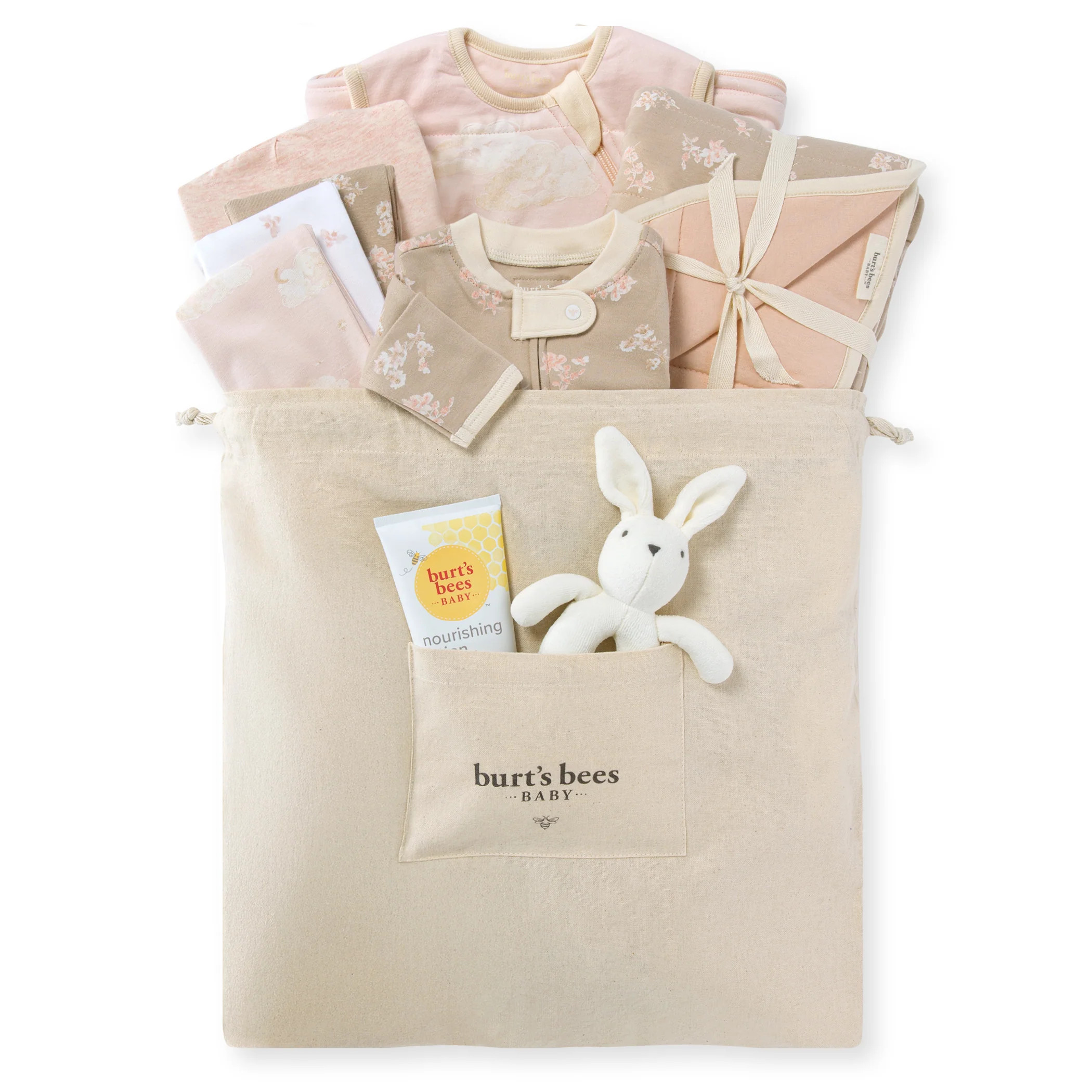 Sleep Time Baby Girl Gift Set ($152 Value) | Burts Bees Baby