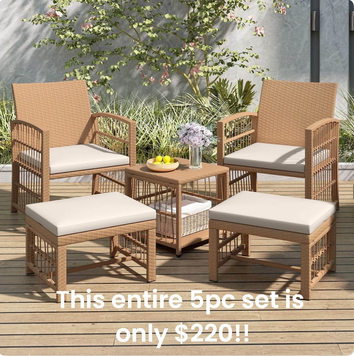 Patio furniture - outdoor furniture 
Such a good deal on this outdoor furniture set!




Target home 
Target finds 
Patio set 
Wicker furniture 
Spring home decor 
