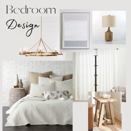 Bedroom design with luxury bedding. 

#LTKhome