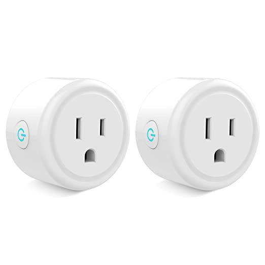 Smart Mini Plug Compatible with Alexa and Google Home, WiFi Outlet Socket Remote Control with Tim... | Amazon (US)