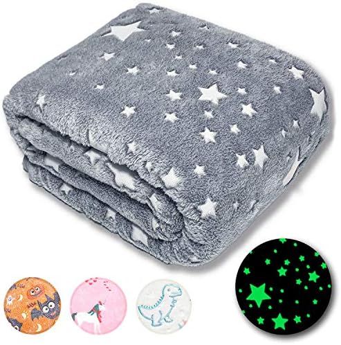 Forestar Glow in The Dark Throw Blanket, Birthday Unique Gifts for Kids Girls Boys and Grandkids,... | Amazon (US)