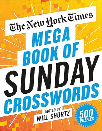 The New York Times Mega Book of Sunday Crosswords: 500 Puzzles     Paperback – May 31, 2022 | Amazon (US)