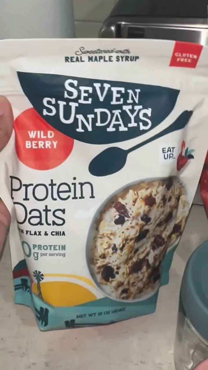 Funny story: I’ve been wanting to try Seven Days because I saw Conrad stocked the house with it in The Summer I Turned Pretty! IYKYK 

This oatmeal is stacked with the goodies: made with real food like upcycled oats, nuts,  strawberries, raspberries, blueberries, and packed with 11g plant-based protein. I love anything that I can also share with my daughter. 

🛒 @target

My easy overnight oats base recipe:
Protein Oats @sevensundayscereal
Oat milk @planetoat 
Frozen Berries @goodandgathertarget 

#SevenSundays #TargetFinds #partnership #dallashummingbirds

#LTKdayinmylife #LTKmomlife #LTKfoodie