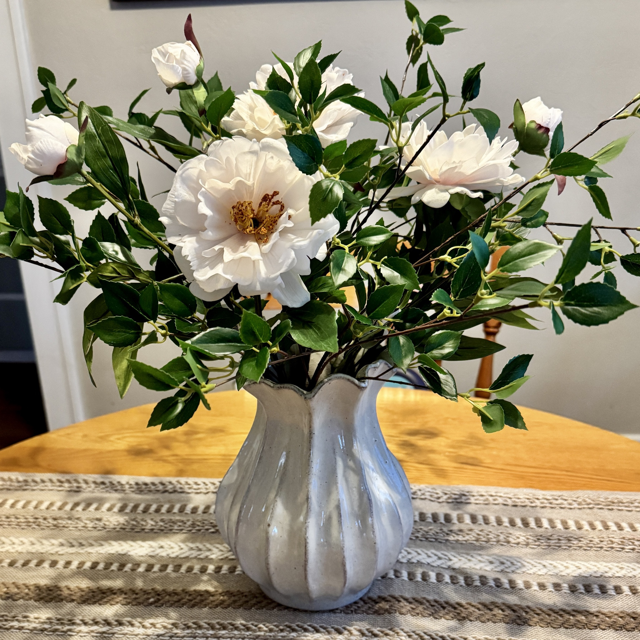 Sharing my recent haul from Target Hearth and Hand. So many beautiful stems and some even have the real touch feel! The peach peony’s have a real touch feel! They go so nicely paired with the sedums and/or banyan leaf! 

#homedecor #florals #greenery #vasestyling 


#LTKHome #LTKSeasonal