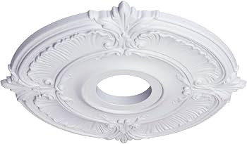 18"OD x 4"ID x 5/8"P Attica Ceiling Medallion (Fits Canopies up to 5") | Amazon (US)