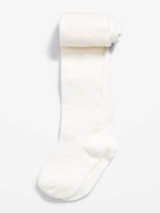 Soft-Knit Solid Tights for Toddler Girls | Old Navy (US)