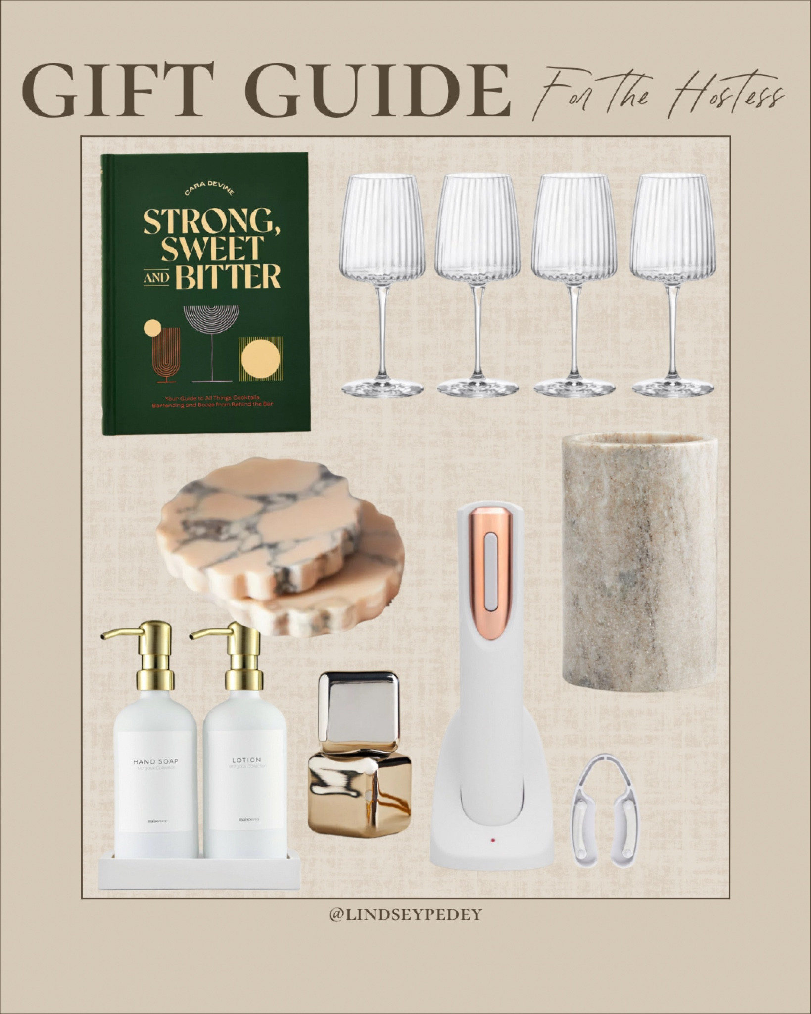 GIFT GUIDE- For the hostess

Ribbed wine glasses, cocktail recipe book, marble coasters, marble wine chiller, electric wine opener, aesthetic soap and lotion bottles, Jupiter cocktail chillers 



#LTKFindsUnder100 #LTKHome #LTKGiftGuide
