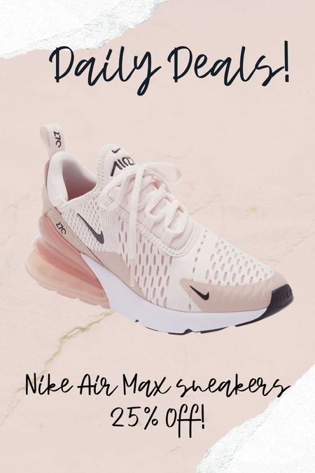 Nike Air Max sneakers on sale 

#LTKfitness #LTKshoecrush #LTKsalealert