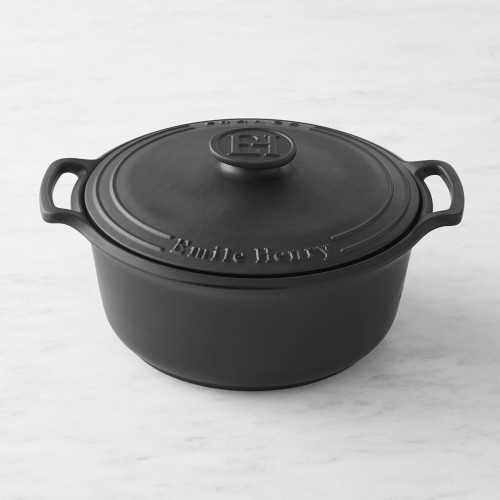 Emile Henry Sublime French Ceramic Dutch Oven, 7 1/2-Qt., Matte Black | Williams-Sonoma