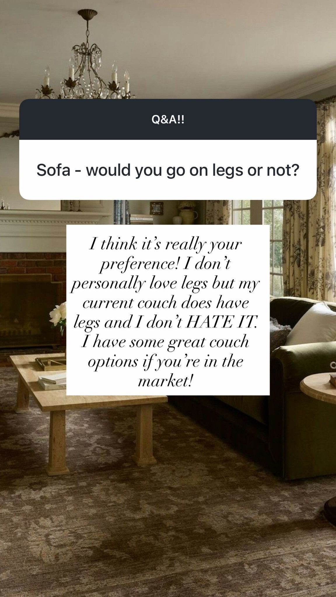 Living room couches!