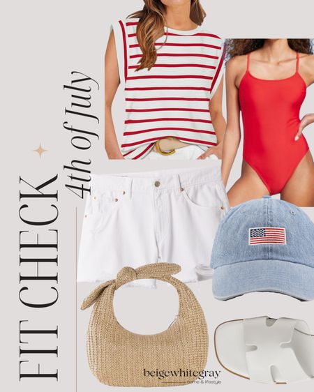Fourth of July fit check! Loving these cute red, white and blue items. Perfect for your celebration 

#LTKFindsUnder100 #LTKHome