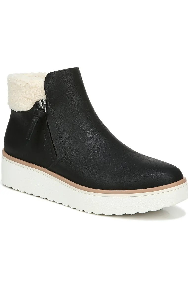 Lunar Faux Shearling Bootie | Nordstrom