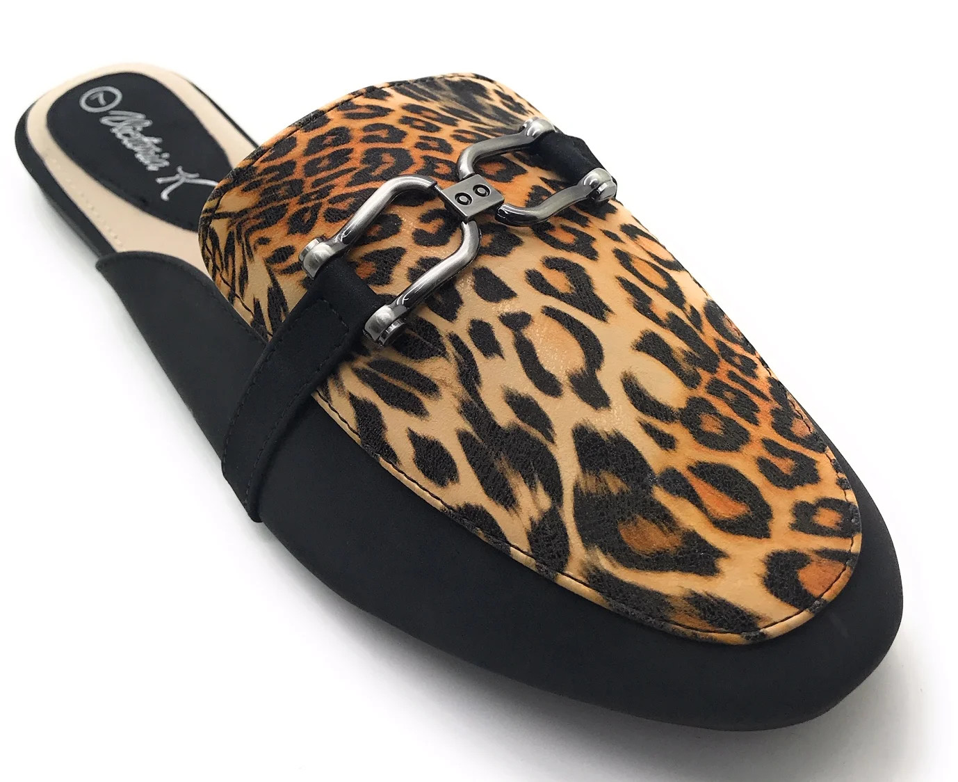 Victoria K Leopard Print Slip On Mules (Women) - Walmart.com | Walmart (US)
