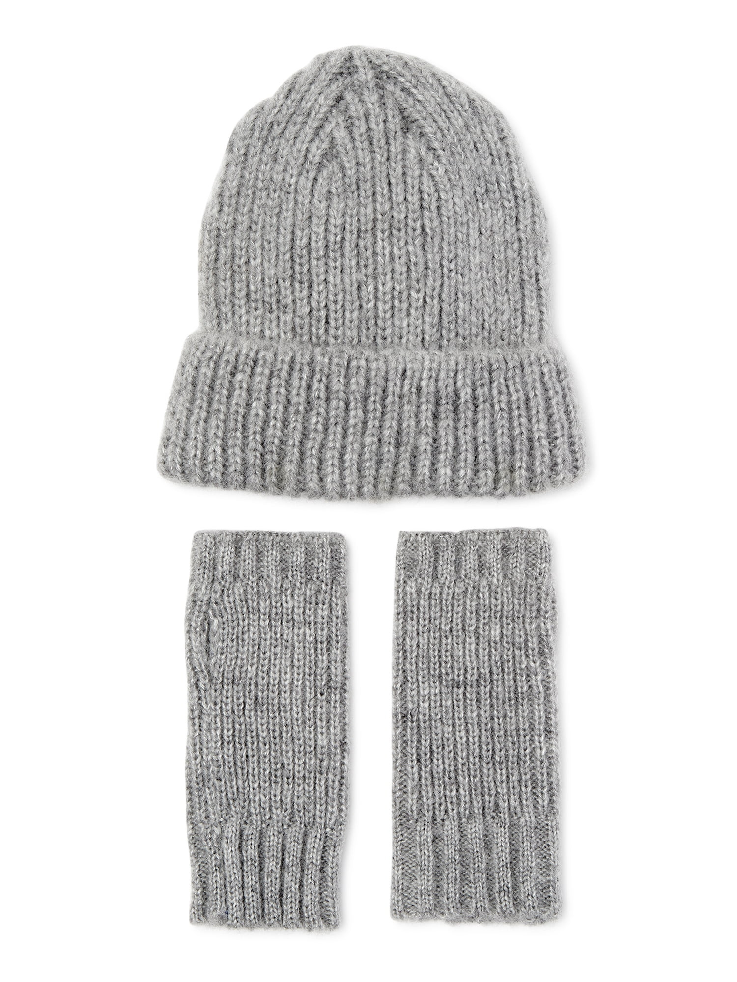 Scoop Women's Knit Beanie and Fingerless Gloves - Walmart.com | Walmart (US)