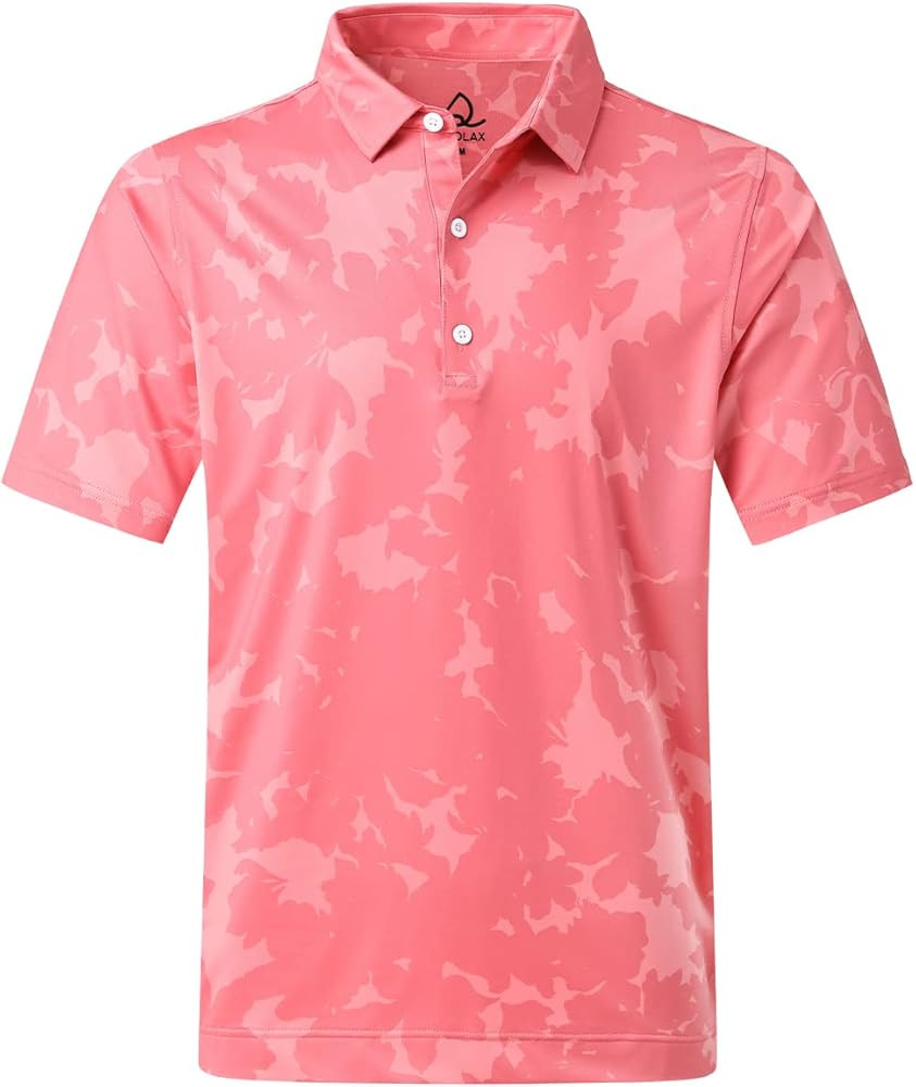 DEOLAX Mens Polo Shirts Moisture Wicking Dry Fit Performance Mens Golf Shirt Regular Fit Fashion ... | Amazon (US)