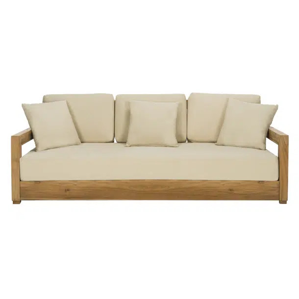 Melrose 76.55'' Teak Outdoor Sofa | Wayfair North America