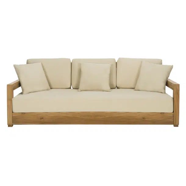 Melrose 76.55'' Teak Outdoor Sofa | Wayfair North America