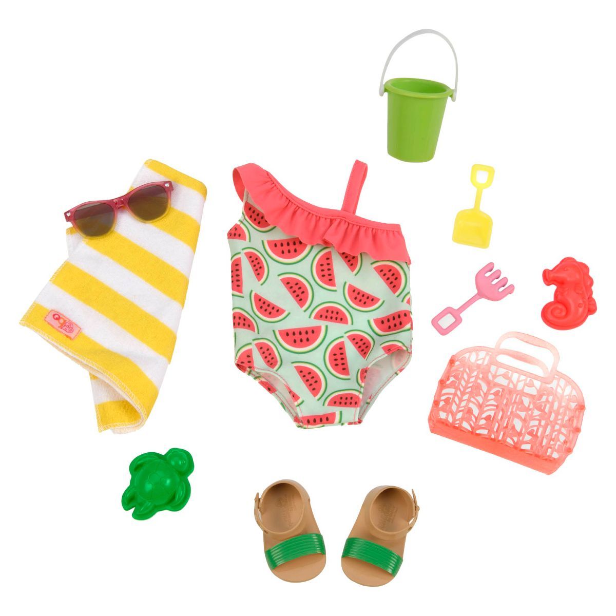 Our Generation Swimsuit Outfit for 18" Dolls - Slice of Fun | Target