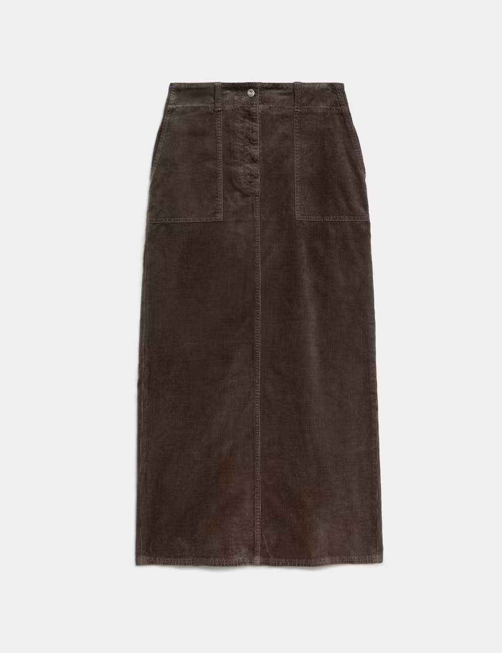 Cord Split Back Maxi A-Line Skirt | Marks & Spencer (UK)