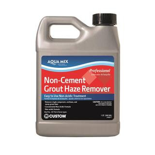 Custom Building Products Aqua Mix 1 Qt. Non-Cement Grout Haze Remover 010900-4 - The Home Depot | The Home Depot
