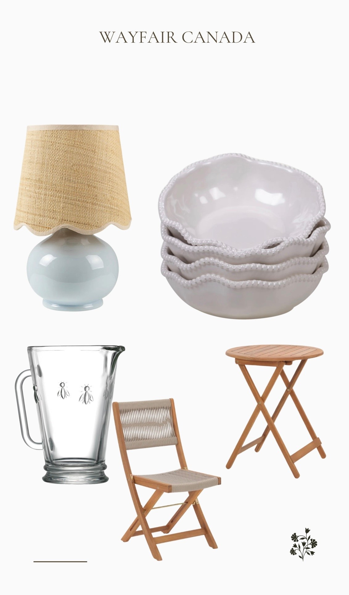 Garden party hosting essentials from Wayfair Canada #WayfairCanada  #WayfairCAHome #WayfairCAPartner
