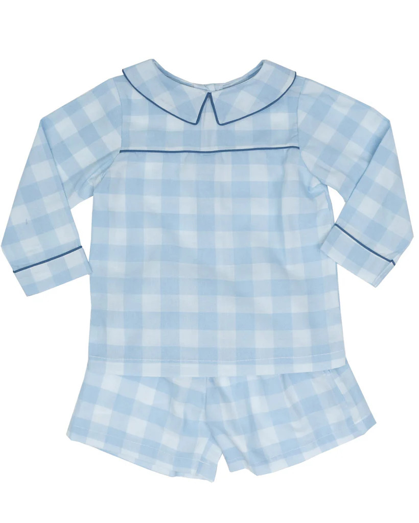 Browning Blue Check Short Set | The Oaks Apparel Company