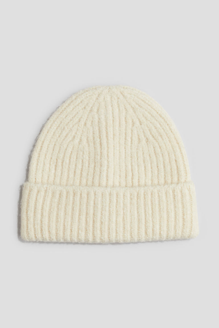 H & M - Ribbed beanie - Yellow | H&M (UK, MY, IN, SG, PH, TW, HK)