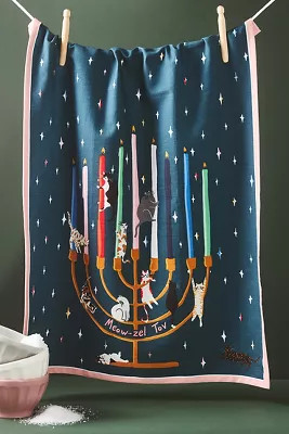Meowzel Tov Dish Towel | Anthropologie (US)