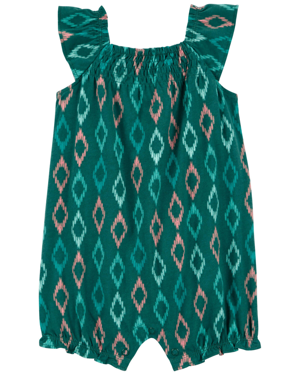 Green Baby Flutter Romper | carters.com | Carter's