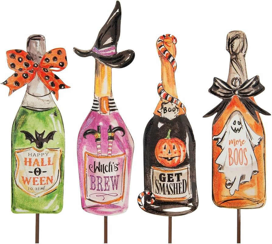 The Roundtop Collection Beck's Spooky Wine Bottles, S/4 | Amazon (US)