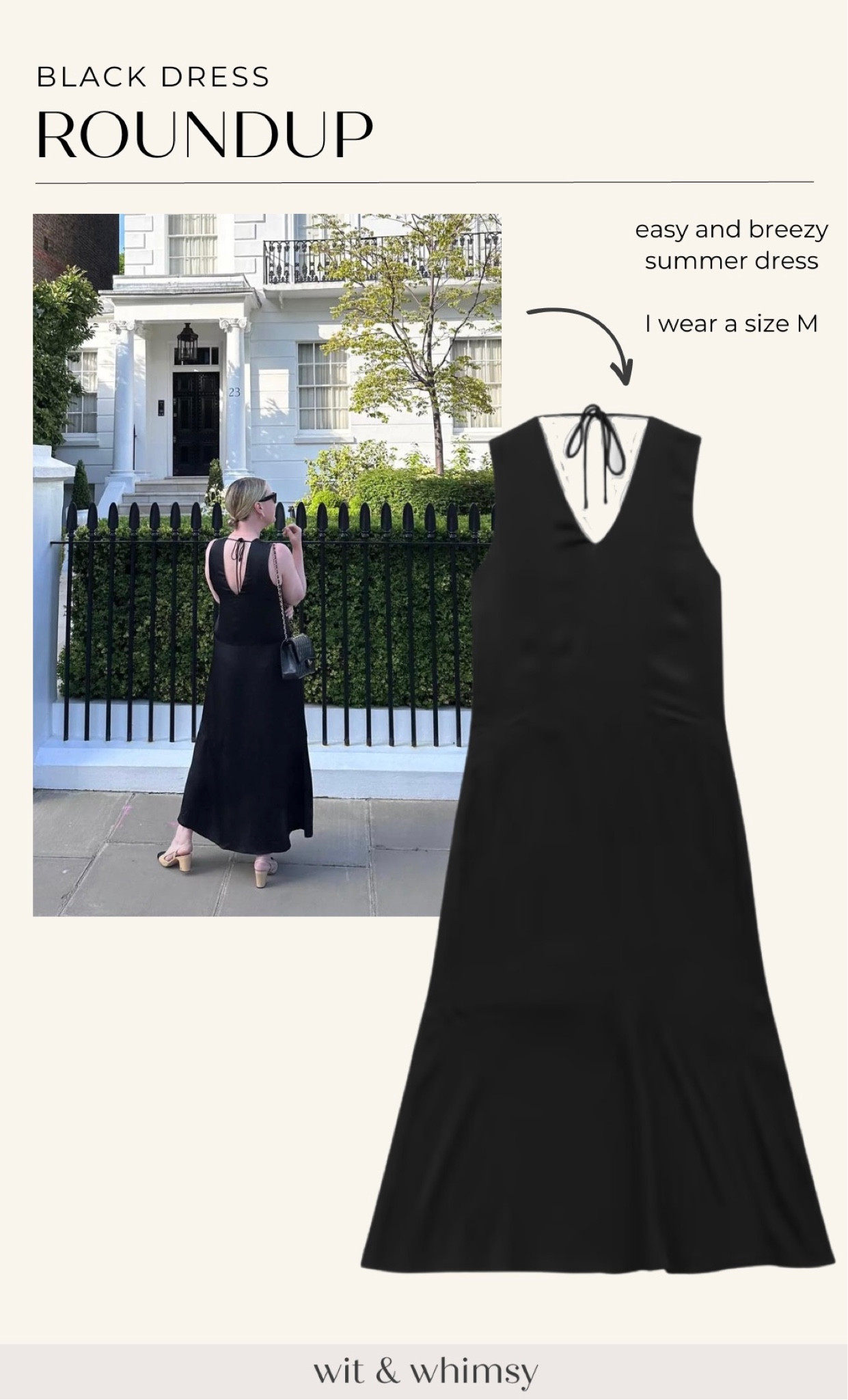 The Satin V-Neck Maxi Dress Black – Everlane