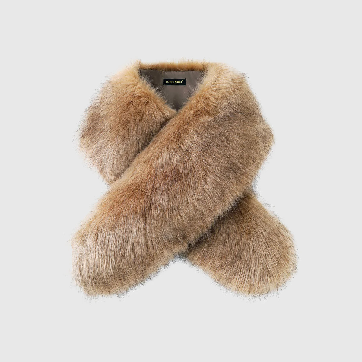 Shop 1920s Scarves - 47.2" Faux Fur Shoulder Collar Scarf | BABEYOND | BABEYOND