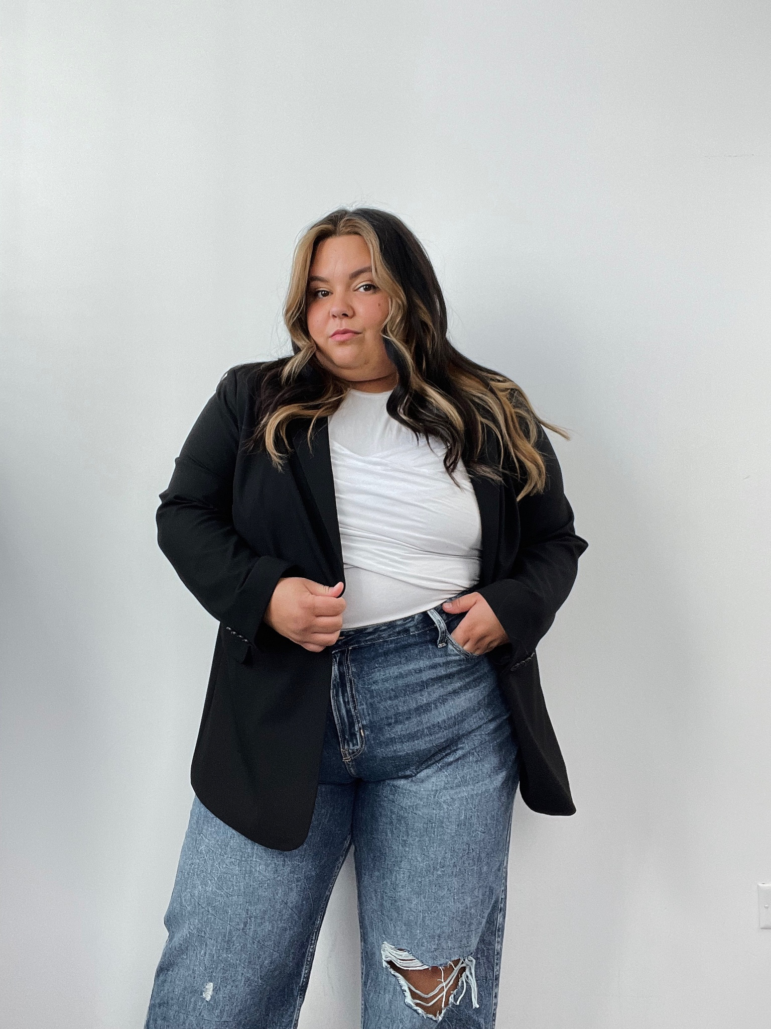 Plus size work outfit size 18 
Plus size teacher outfit size 18 
Oversized black blazer XXL 
Baggy Hollister Jeans size 19 short 


#LTKU #LTKcurves #LTKfit