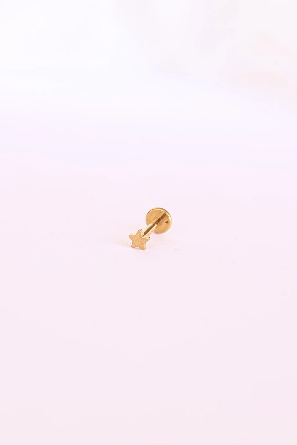 Mini Star Flat Back Stud Earring | Lady Black Tie