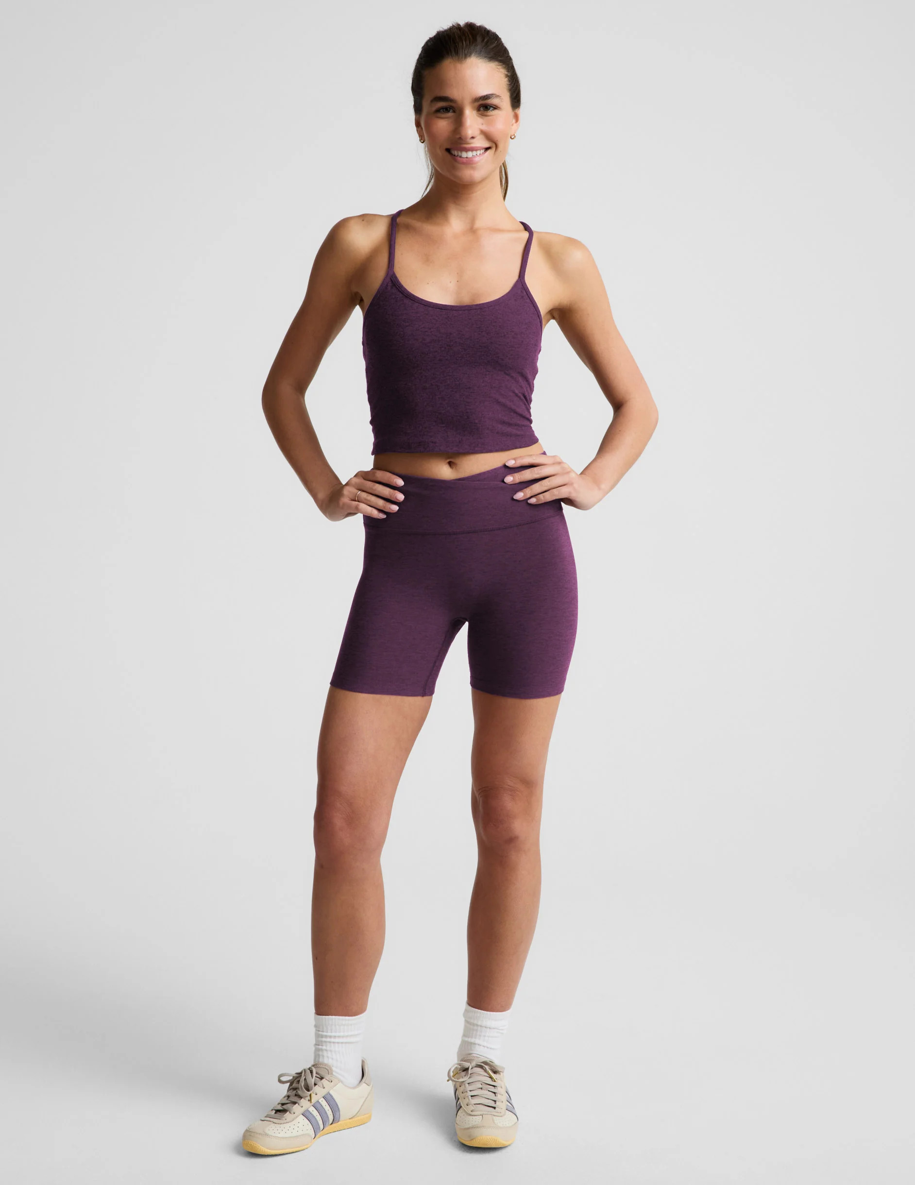 Spacedye No Front Seam 5” Biker Short | Beyond Yoga | Beyond Yoga