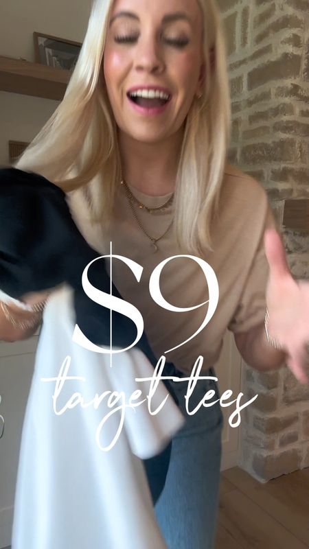 $9 target tees! The best tees are now on sale through tomorrow. Have an amazing feel and fit! Not see through and comfortable and oversized. On sale through tomorrow!
.
#fyp #target #targetfinds #clothinghaul #grwm #grwmreel #sale #affordablefashion #affordablefinds #jeans #pinterestinspired #size4 #size6 #size8

#LTKstyletip #LTKmidsize #LTKfindsunder50