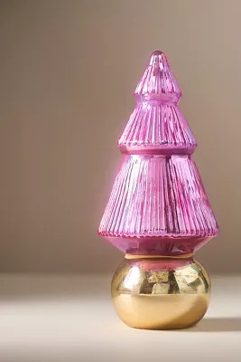 Le Cirque Woody Fresh Balsam & Cedarwood Glass Tree Candle | Anthropologie (US)