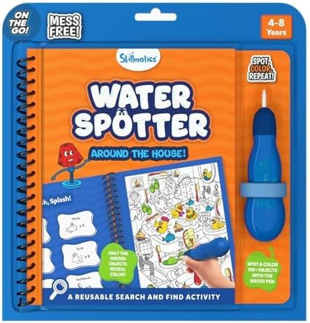 Skillmatics Reusable Search & Find Book - Water Spotter, Easter Basket Stuffers, Mess-Free, Paint... | Amazon (US)