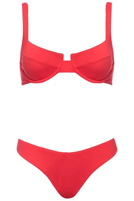 Laguna Bikini Red Set | VETCHY LLC