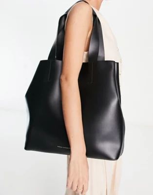 French Connection structured tote in black | ASOS (Global)