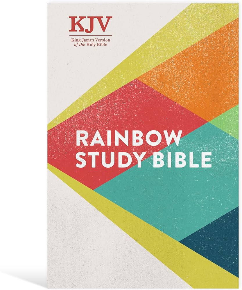 KJV Rainbow Study Bible, Hardcover, Black Letter, Pure Cambridge Text, Color Coded, Bible Study H... | Amazon (US)