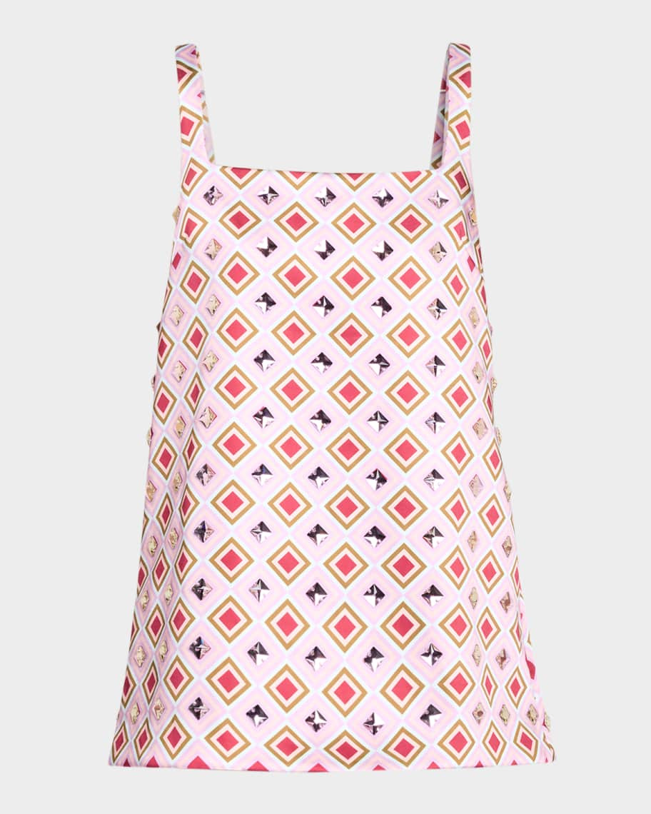 Retrofete Zephyra Embellished Satin Shift Dress | Neiman Marcus