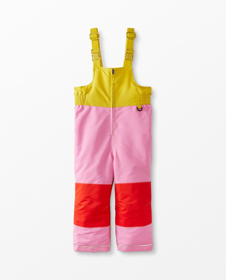 Colorblock Insulated Recycled Snow Overalls | Hanna Andersson