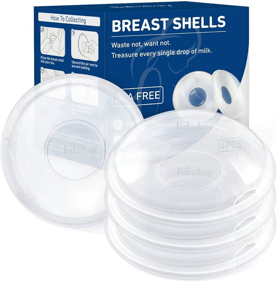 Babebay Breast Shells, Milk Collectors for Breastfeeding, Protect Sore Nipples, Collect Breastmil... | Amazon (US)