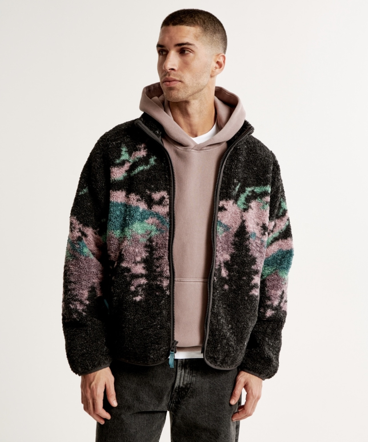 Abercrombie men’s Sherpa full-zip jackets. Fit a little oversized in my opinion. 

#LTKGiftGuide #LTKsalealert #LTKmens