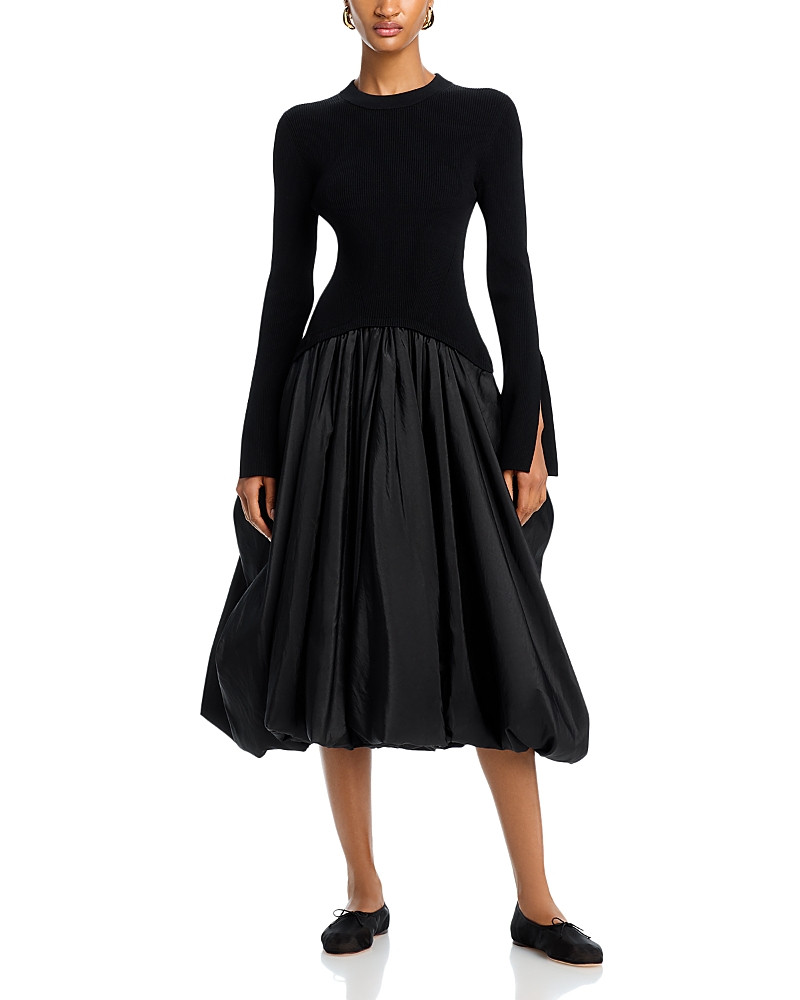 Simkhai Kenlie Long Sleeve Mock Neck Midi Dress | Bloomingdale's (US)