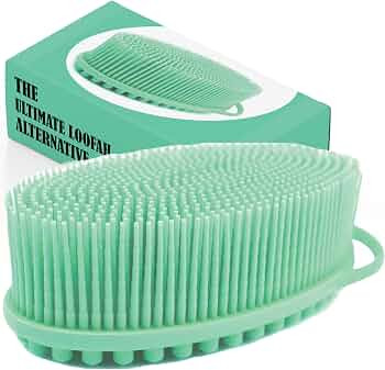 Avilana Exfoliating Silicone Body Scrubber Easy to Clean, Lathers Well, Long Lasting, and More Hy... | Amazon (US)