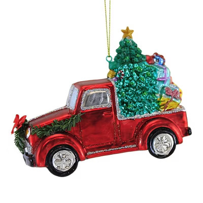 4.5 Inch Holiday Pick Up Truck Vehicle Country Christmas Tree Tree Ornaments | Target
